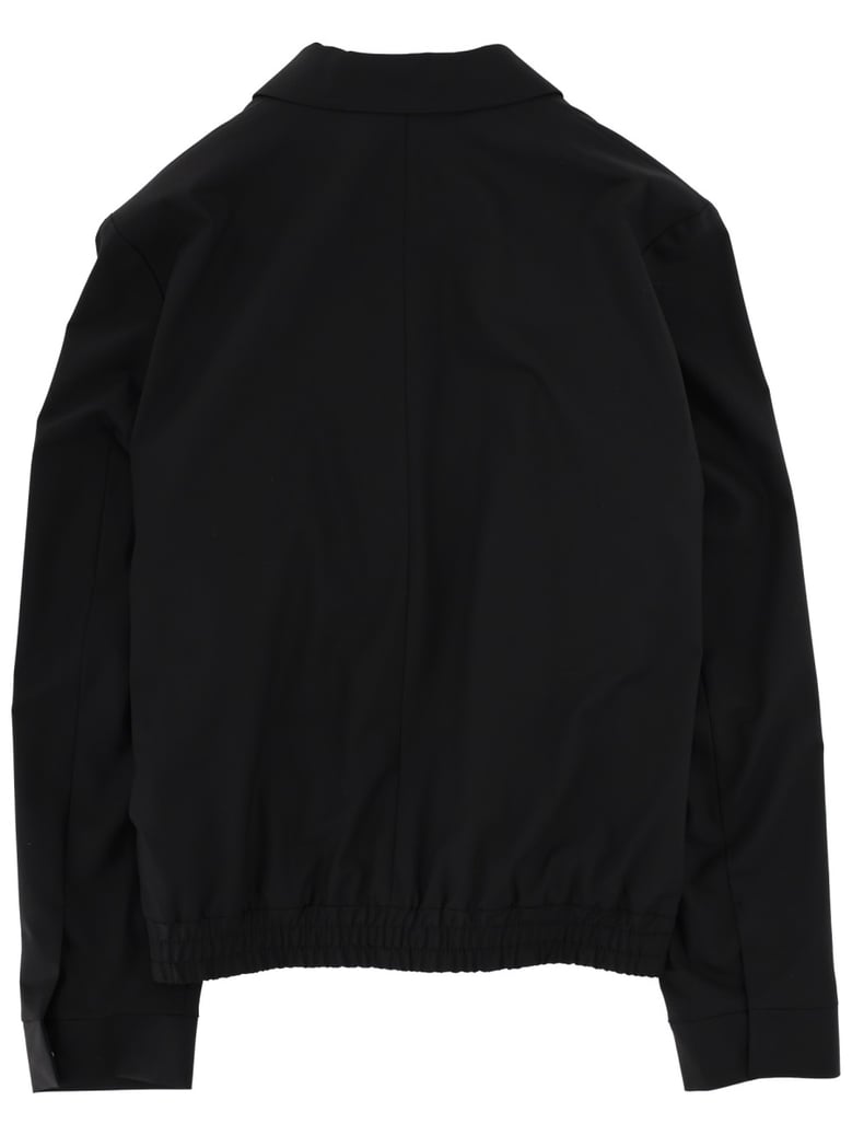 slim fit jacket in black by Selfnex