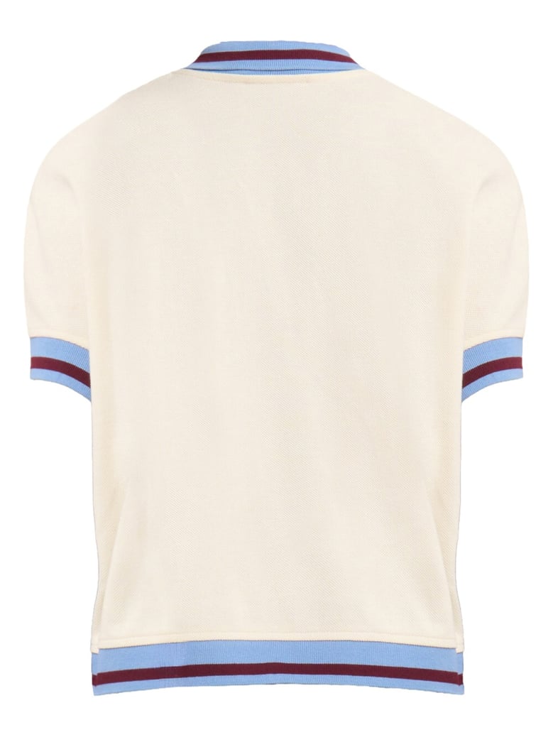 polo shirt ivory by Selfnex