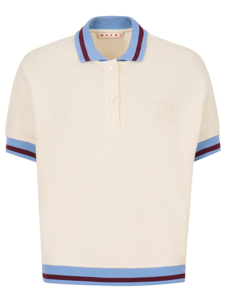 polo shirt ivory by Selfnex