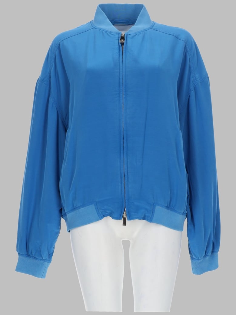blouson in silk poplin by Selfnex