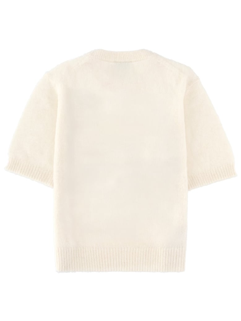 t-shirt alpaca blend white by Selfnex