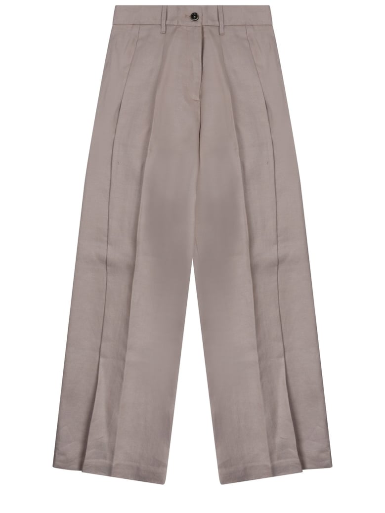 tailored trousers petra dove linen by Selfnex