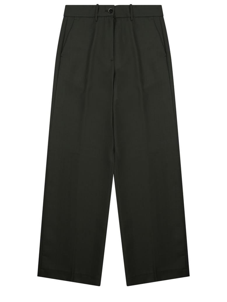trousers fiamma green wool by Selfnex