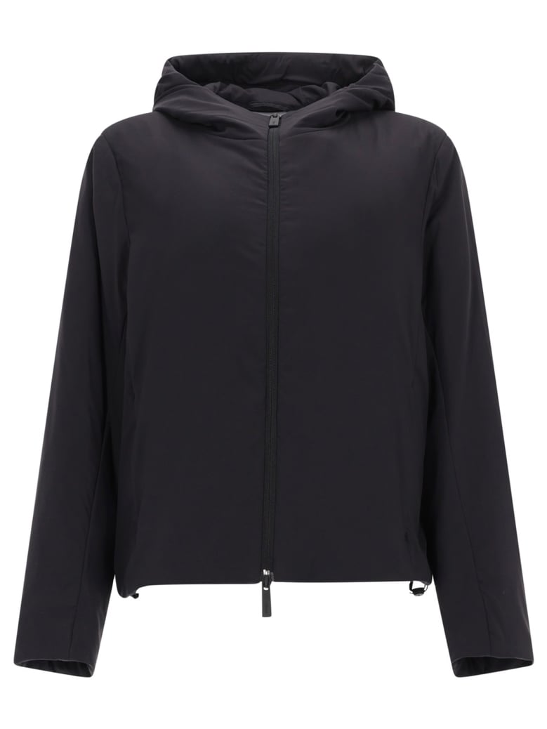 hooded jacket black by Selfnex