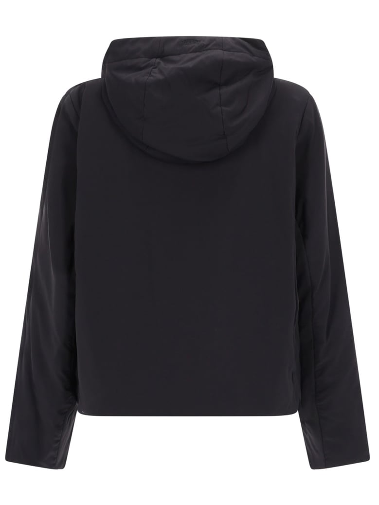 hooded jacket black by Selfnex