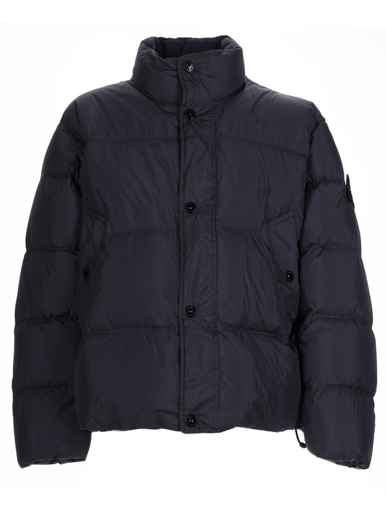 bomber puffer jacket blue by Selfnex