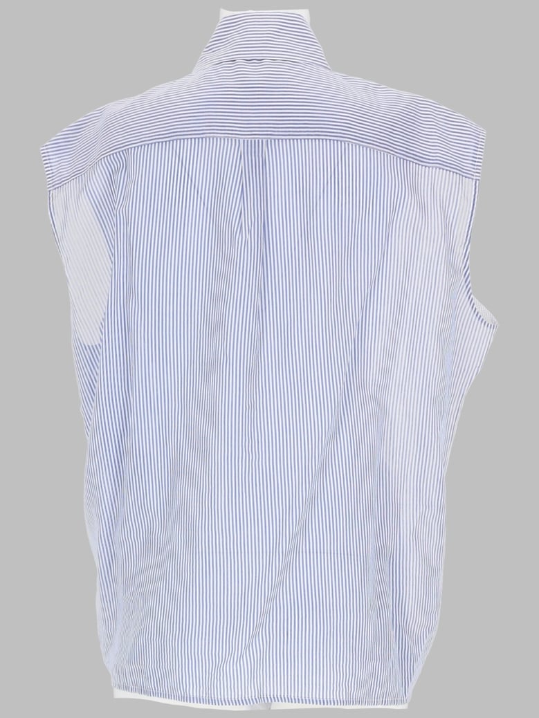 sleeveless shirt cotton-silk by Selfnex