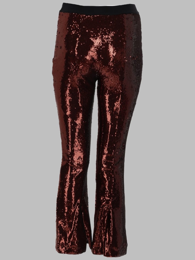 trousers with sequins, brown by Selfnex