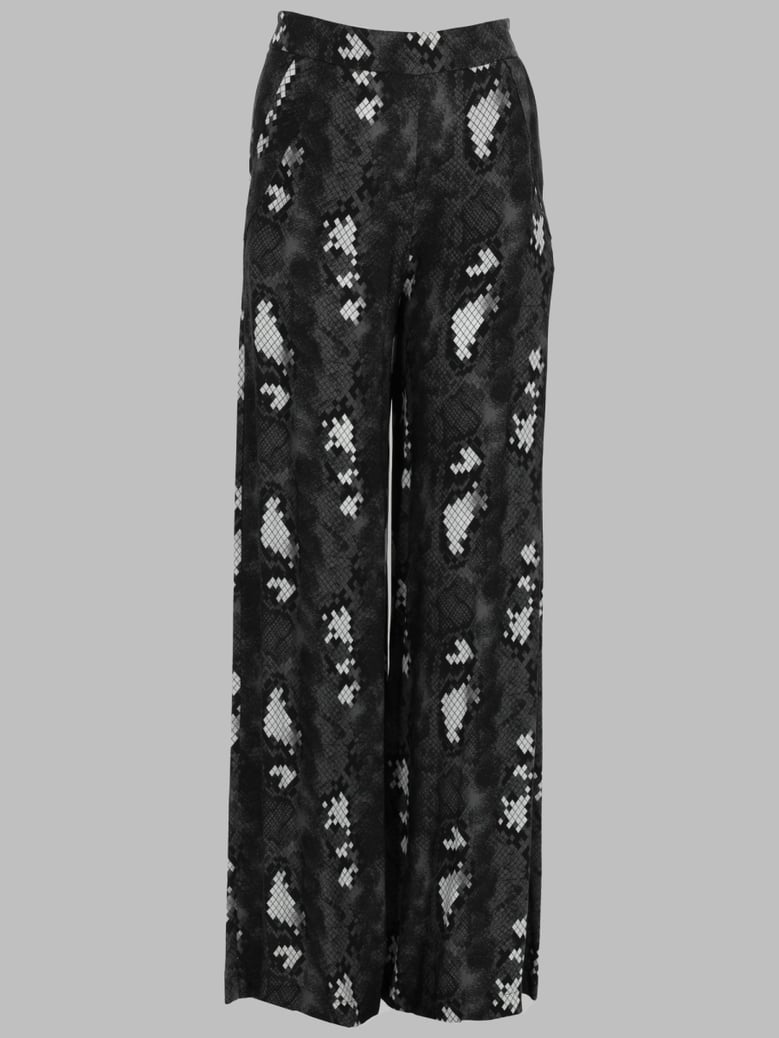 trousers printed viscose grey by Selfnex
