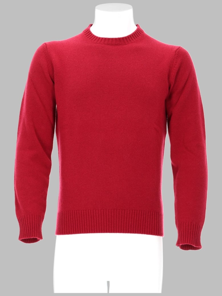 cashmere jumper red by Selfnex