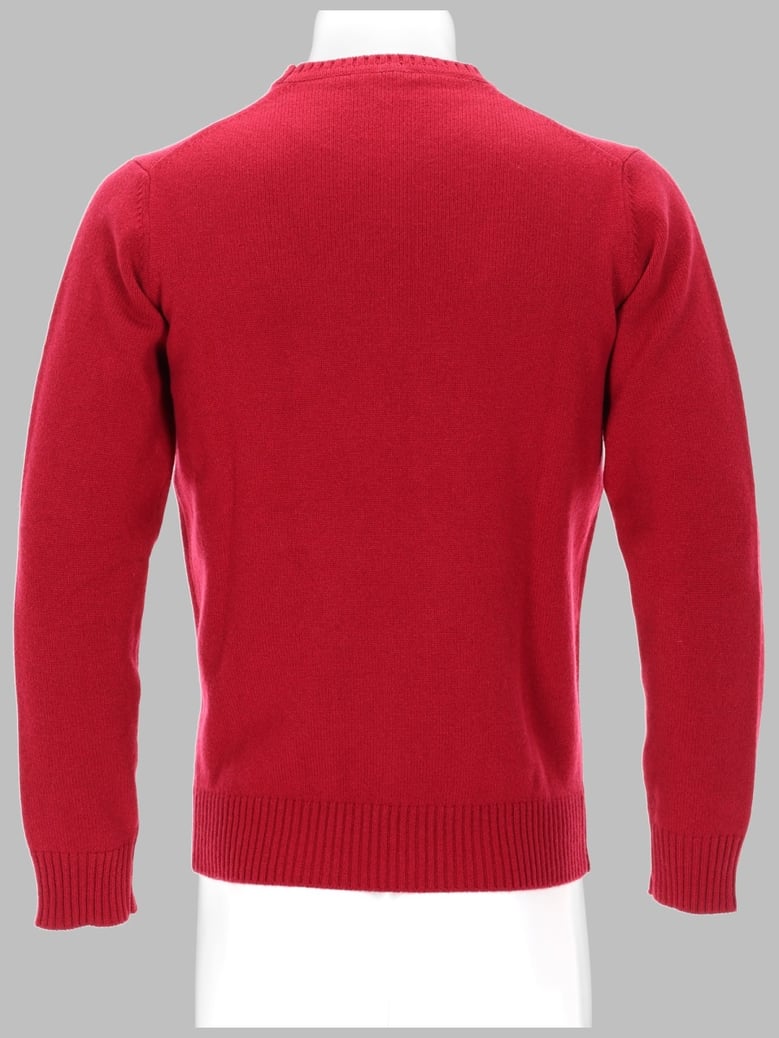 cashmere jumper red by Selfnex