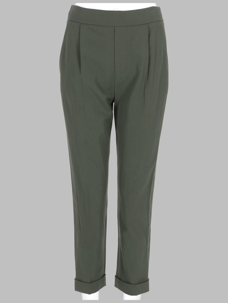 viscose trousers green by Selfnex