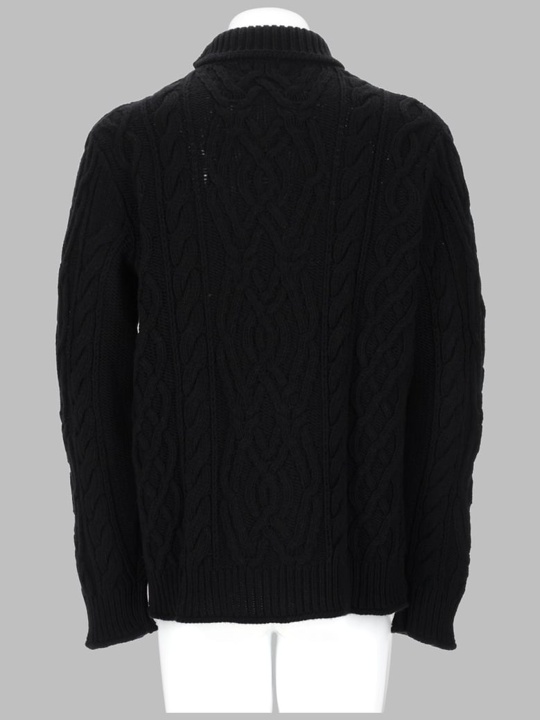 wool jumper black by Selfnex
