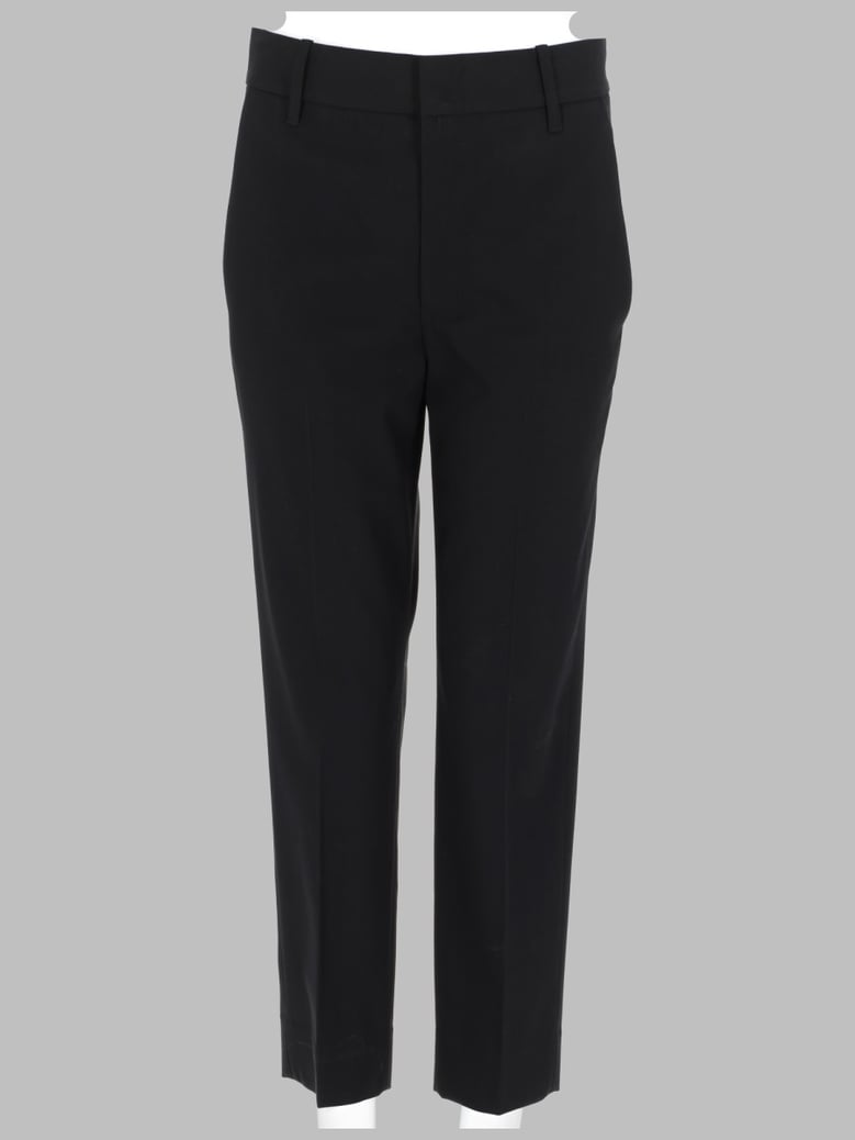 trousers cotton-blend black by Selfnex