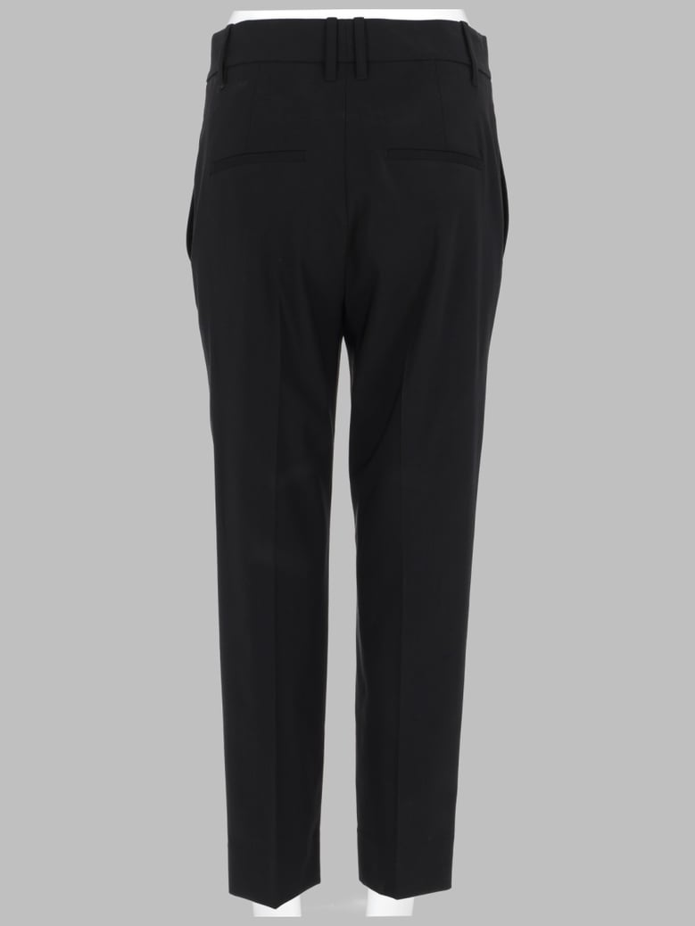 trousers cotton-blend black by Selfnex