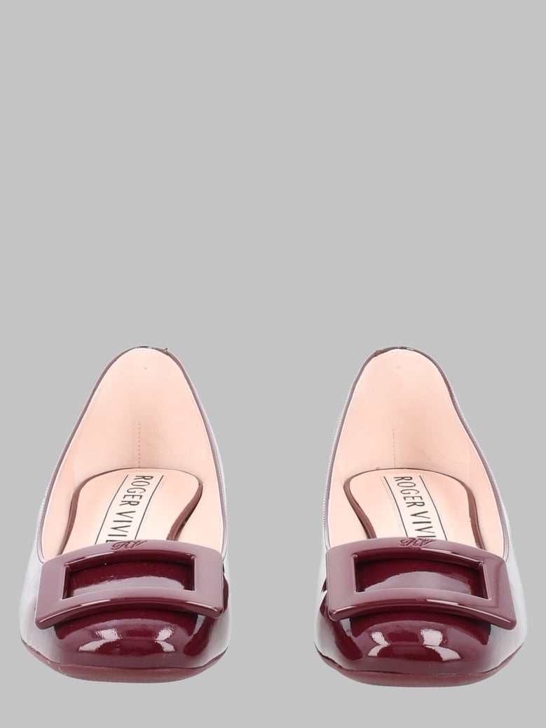 ballet flats u look bordeaux patent by Selfnex