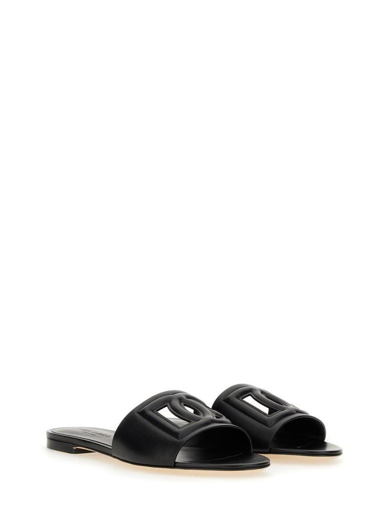 slide sandal black by Selfnex