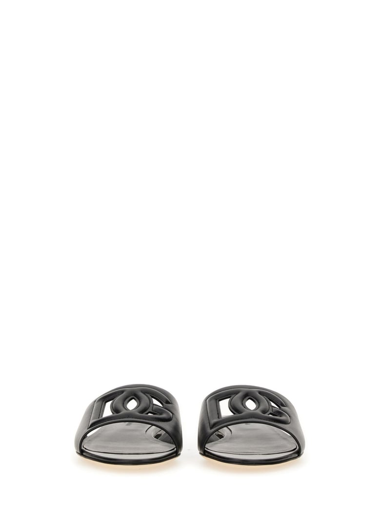 slide sandal black by Selfnex