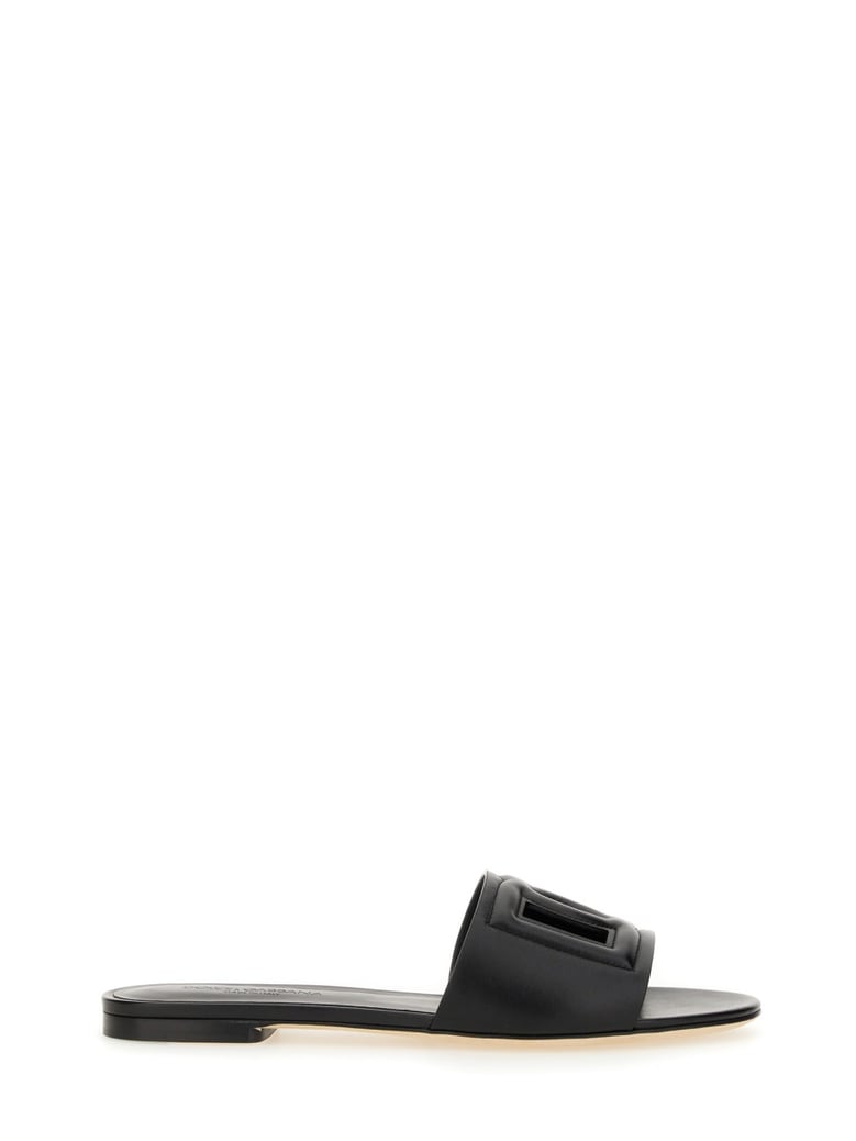 slide sandal black by Selfnex