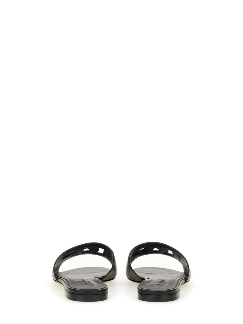 slide sandal black by Selfnex