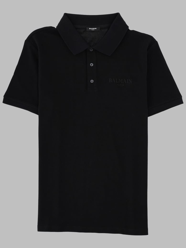 polo shirt with logo — black by Selfnex