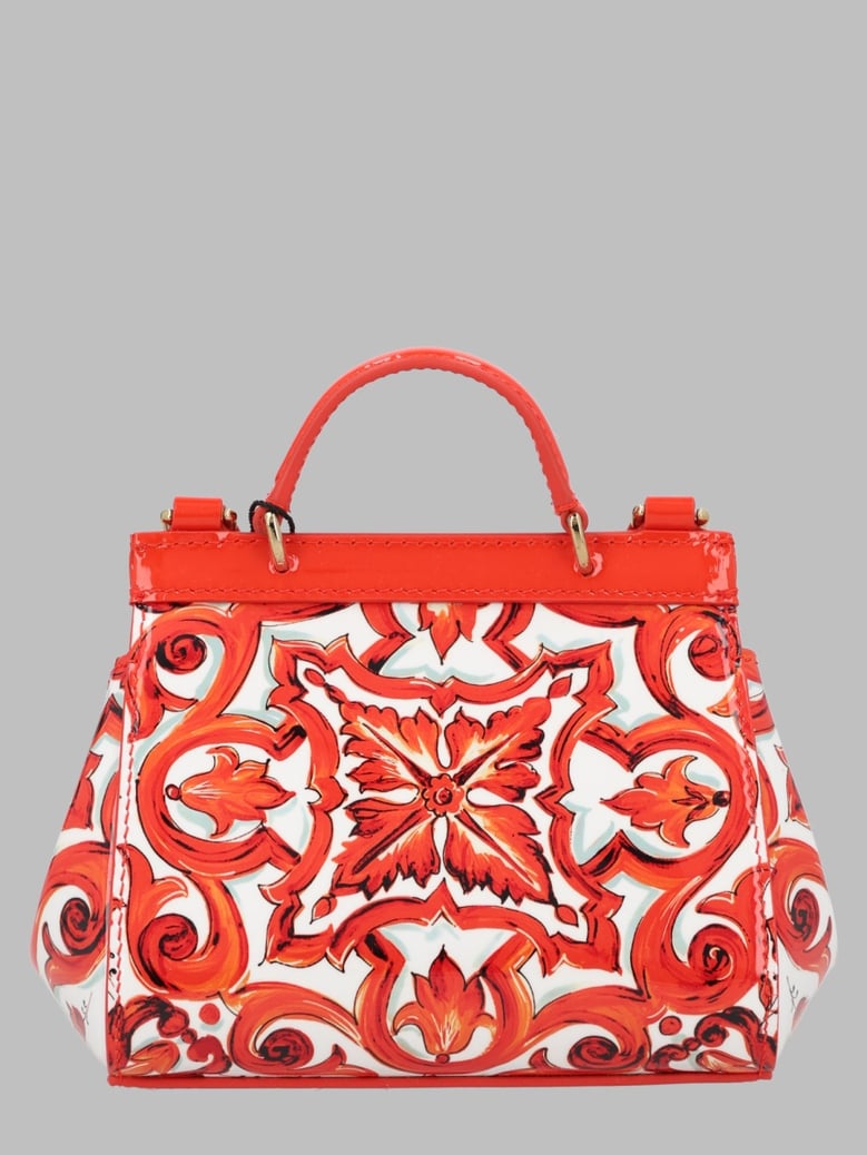 shoulder bag patent leather orange by Selfnex