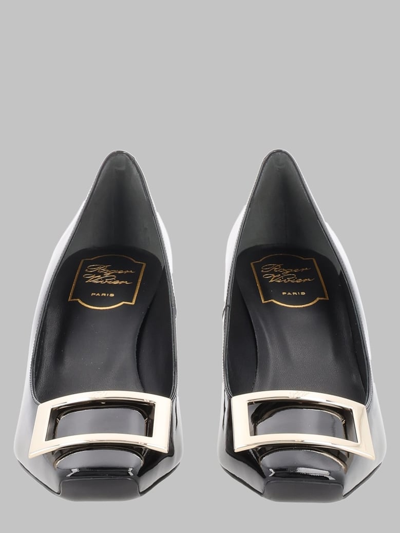 court shoes trompette patent leather black by Selfnex