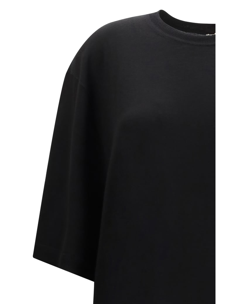 dress wool t-shirt black by Selfnex