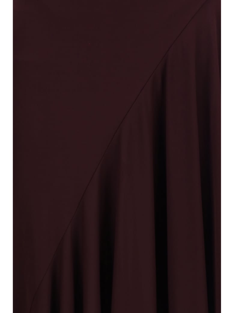 jersey dress burgundy by Selfnex