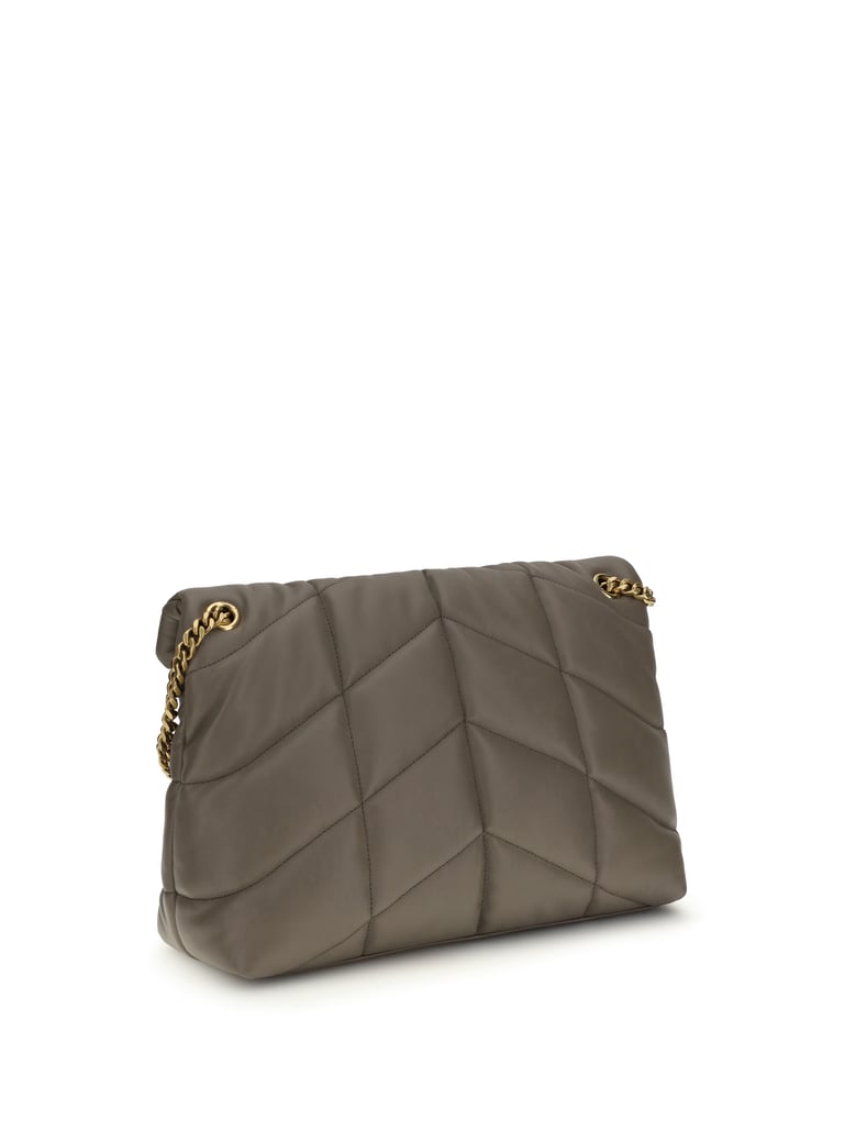 shoulder bag loulou zinc lamb leather by Selfnex