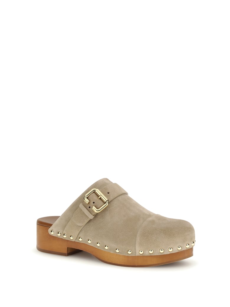 clog mules jeannette desert sand by Selfnex