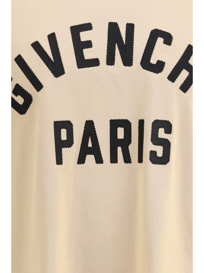 t-shirt logo beige/black by Selfnex