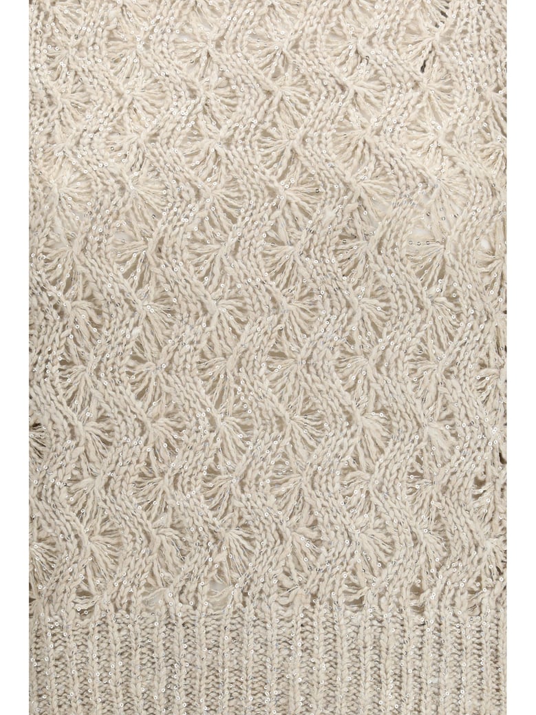 sweater open-knit silk blend by Selfnex