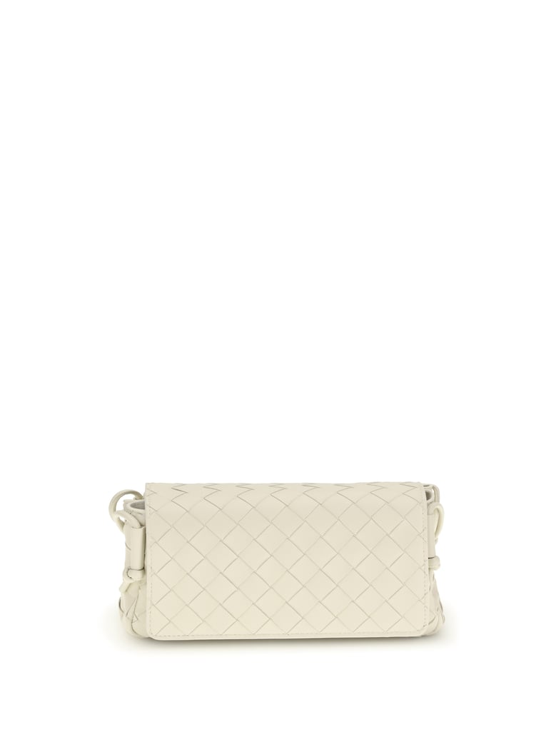 shoulder bag intrecciato sea salt-gold by Selfnex