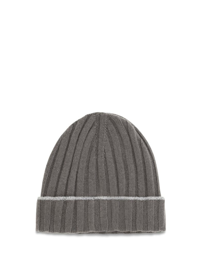 beanie hat cashmere army washed by Selfnex