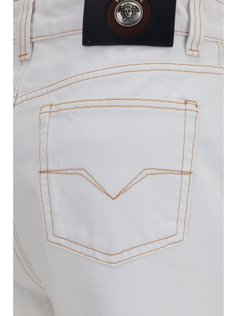high-waisted jeans optical white by Selfnex