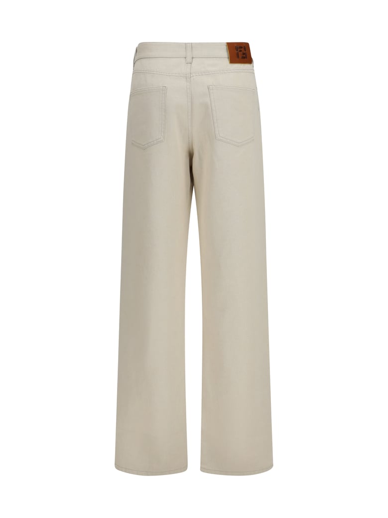 jeans ff reverse beige by Selfnex
