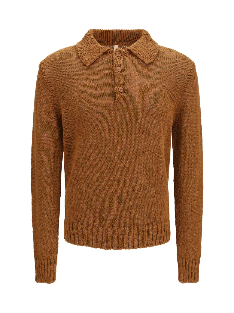 polo shirt light brown by Selfnex