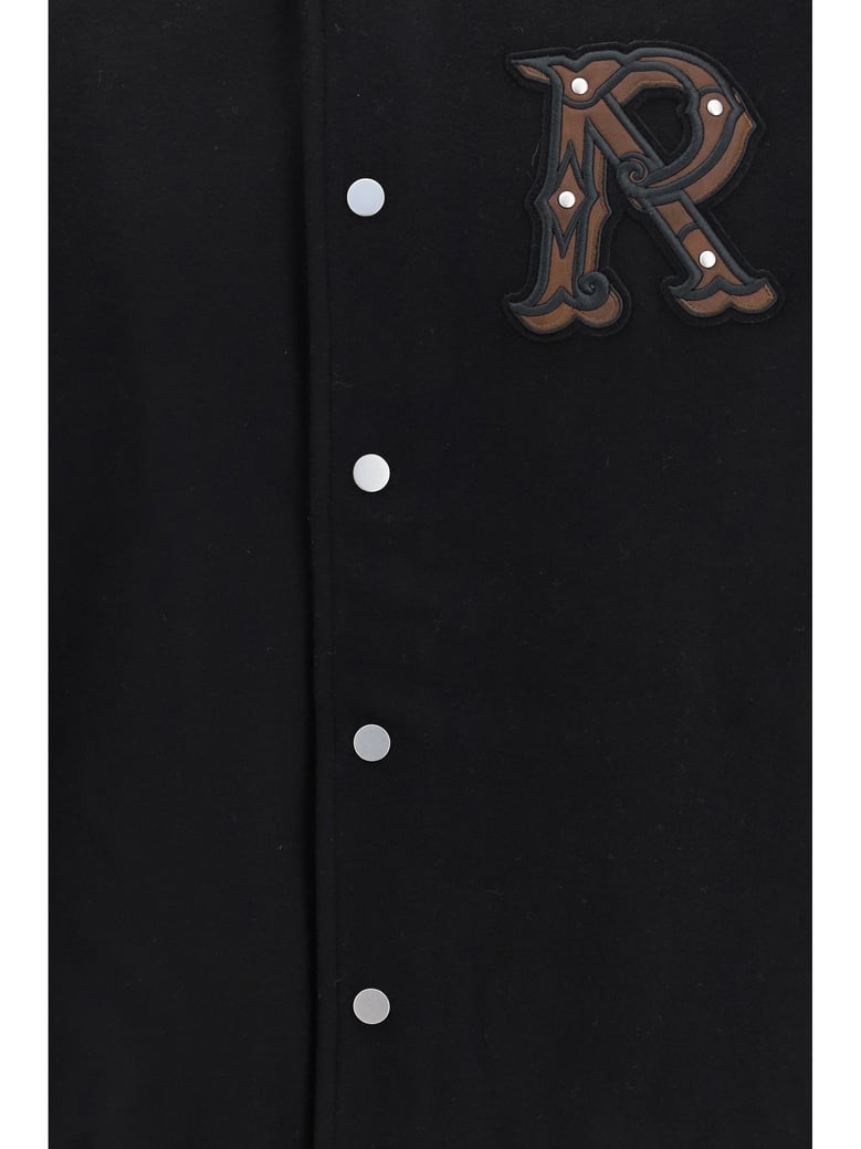 jacket vintage varsity jet black by Selfnex