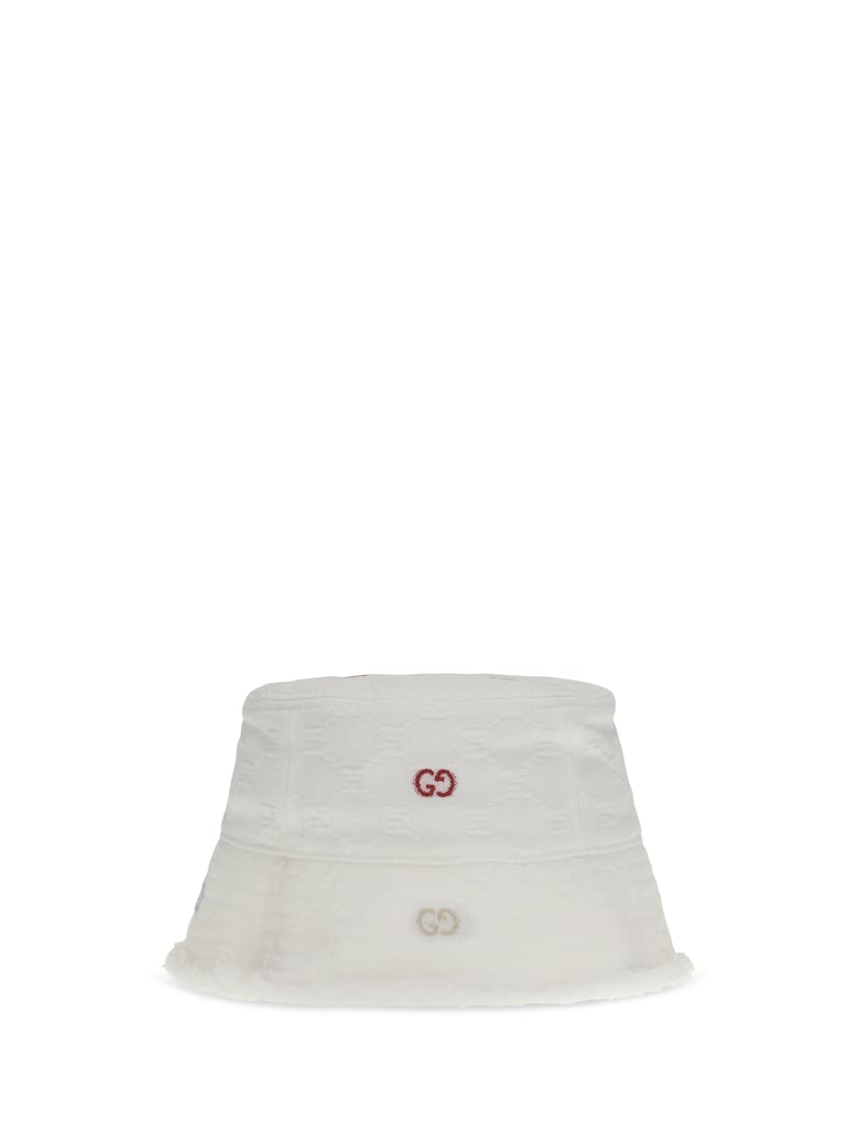 bucket hat cotton white by Selfnex