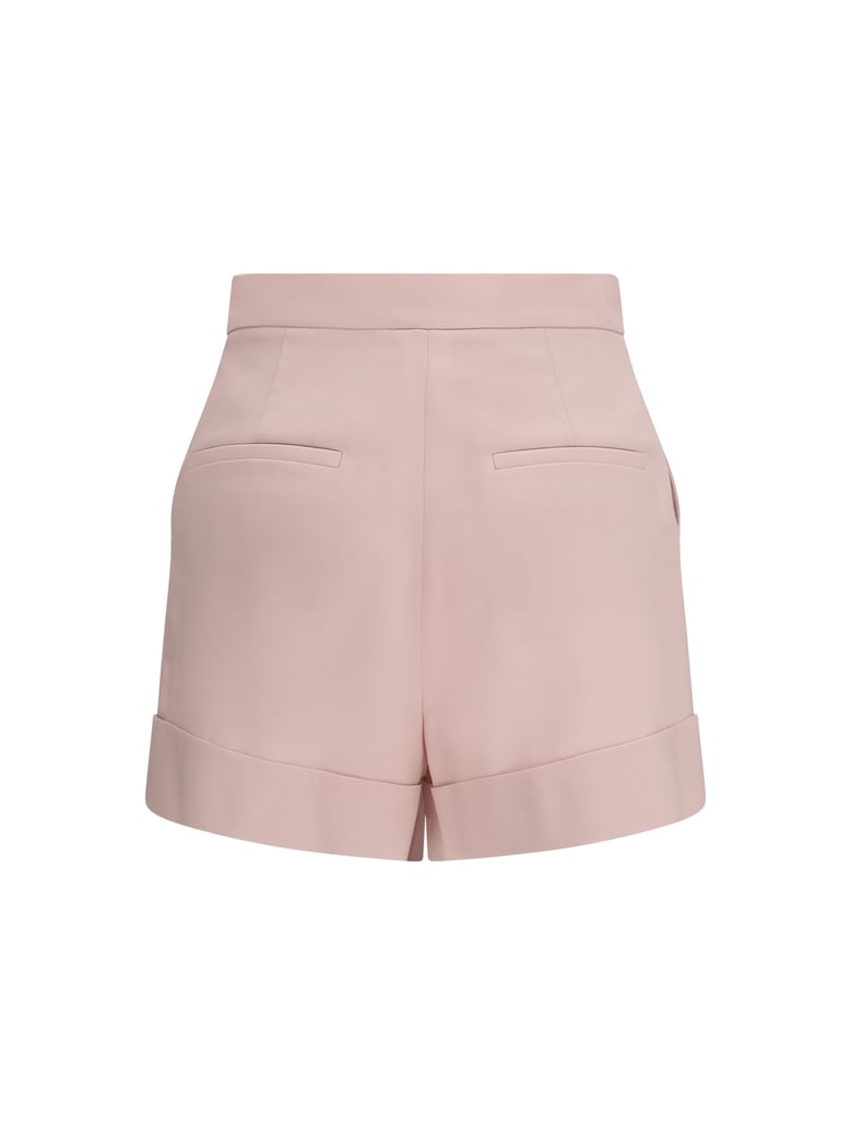 shorts mohair and silk canvas beige rose by Selfnex