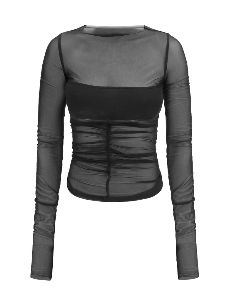 bandeau top tempio black by Selfnex