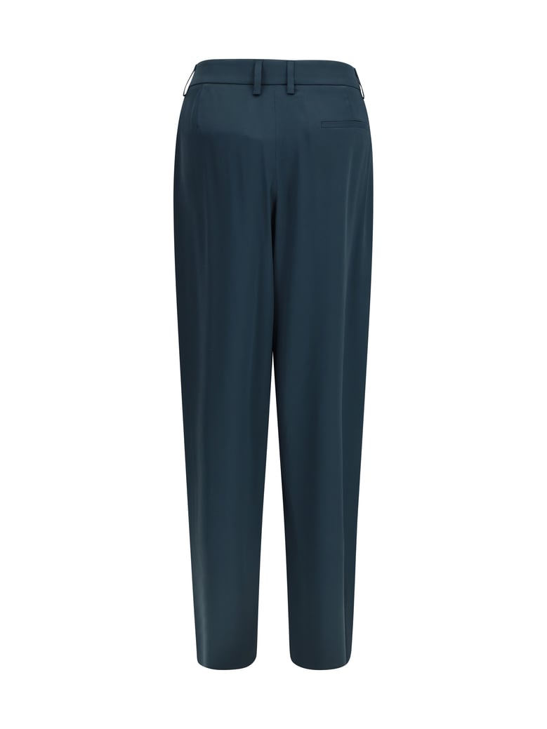 pants pleated silk sea moss by Selfnex