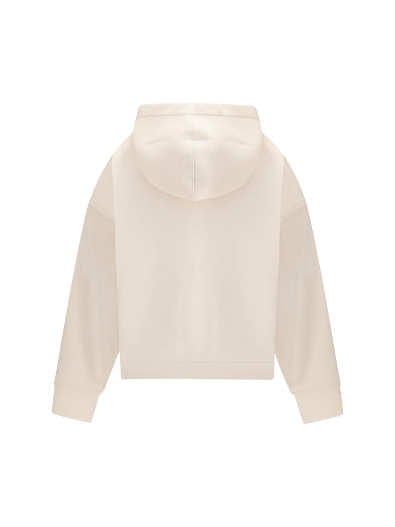 hooded sweatshirt cream by Selfnex