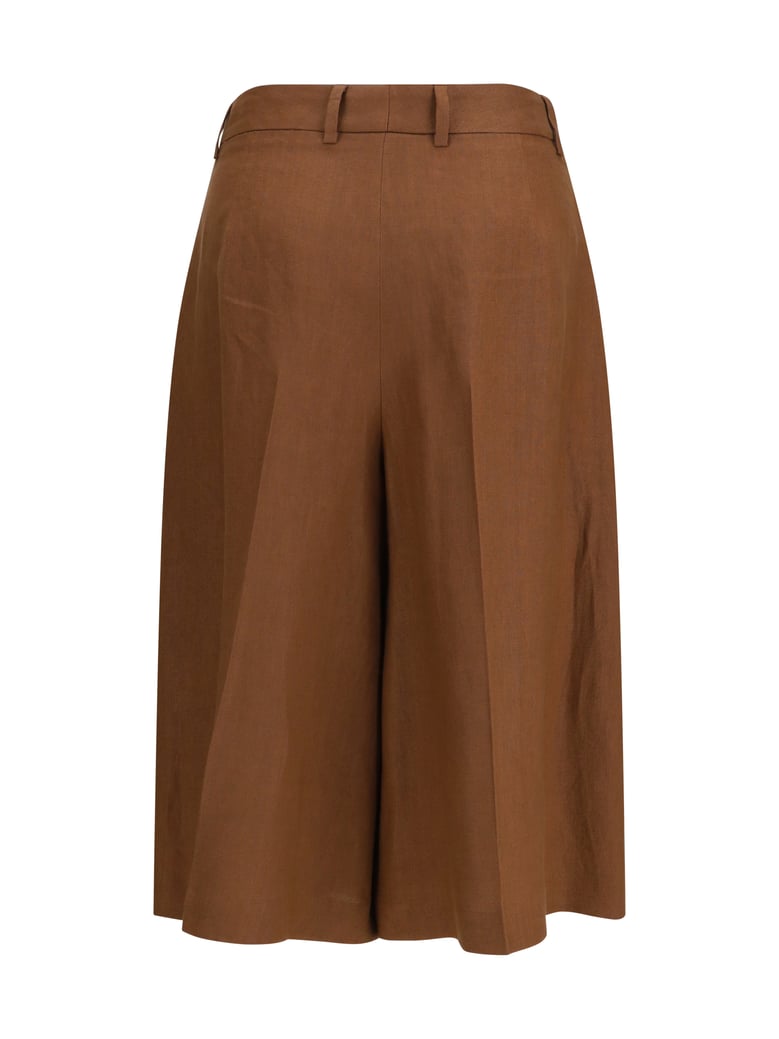 bermuda shorts twill brown by Selfnex
