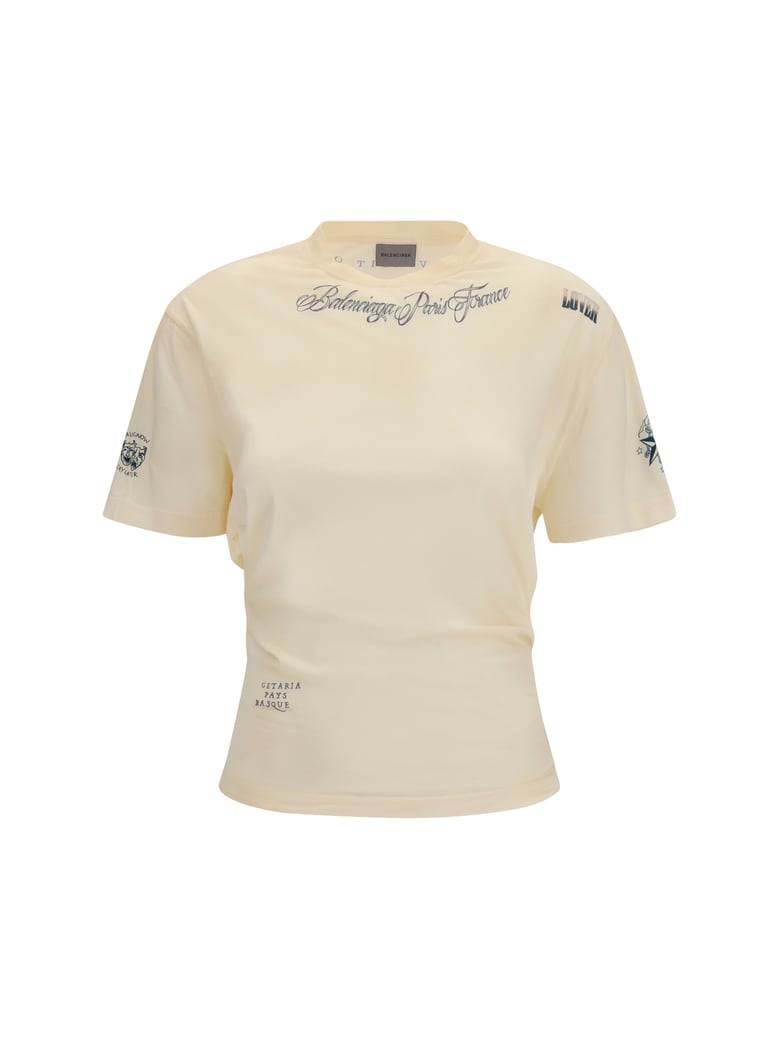 cotton t-shirt ivory by Selfnex