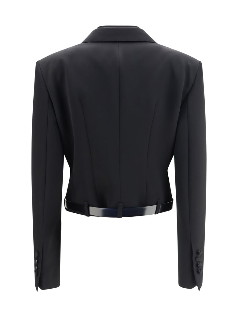 jacket sicilia wool gabardine black by Selfnex