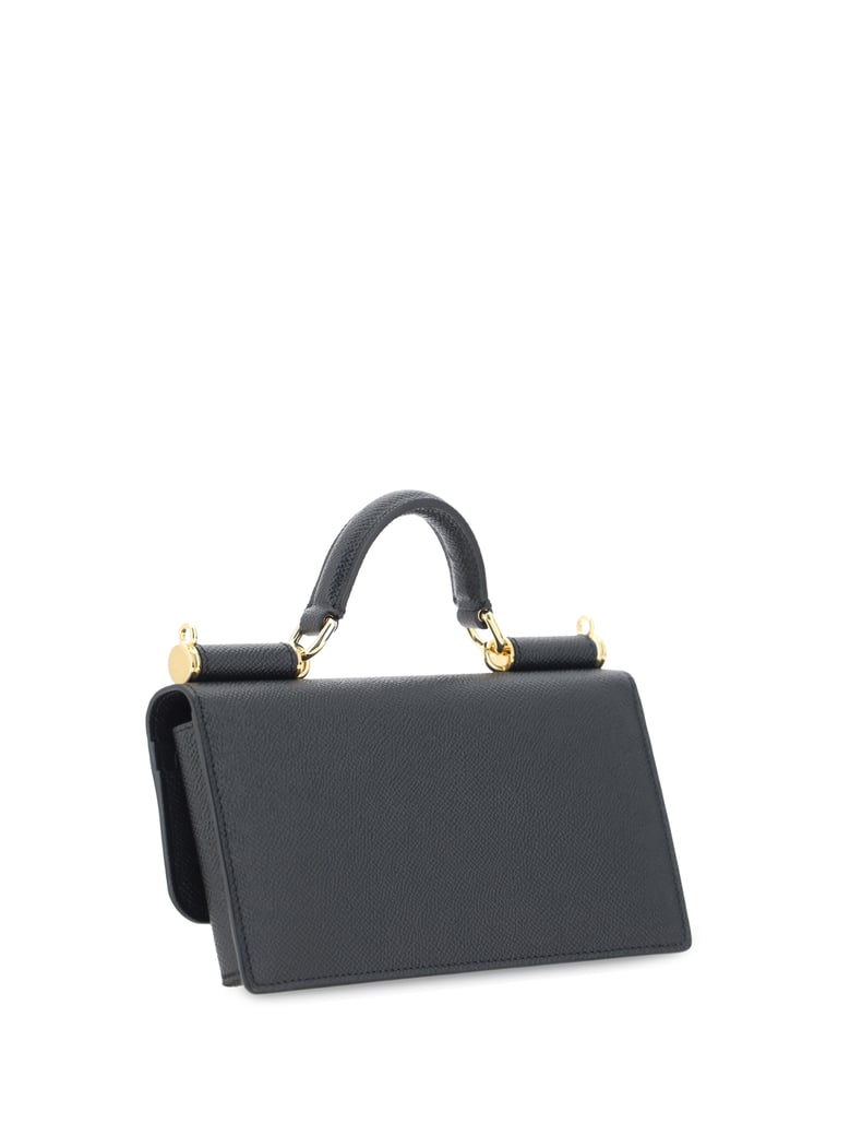 shoulder bag micro sicily black leather by Selfnex