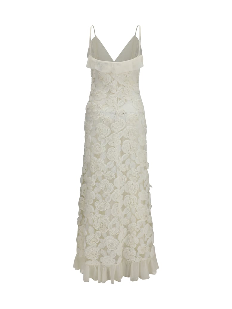 long evening dress cream by Selfnex