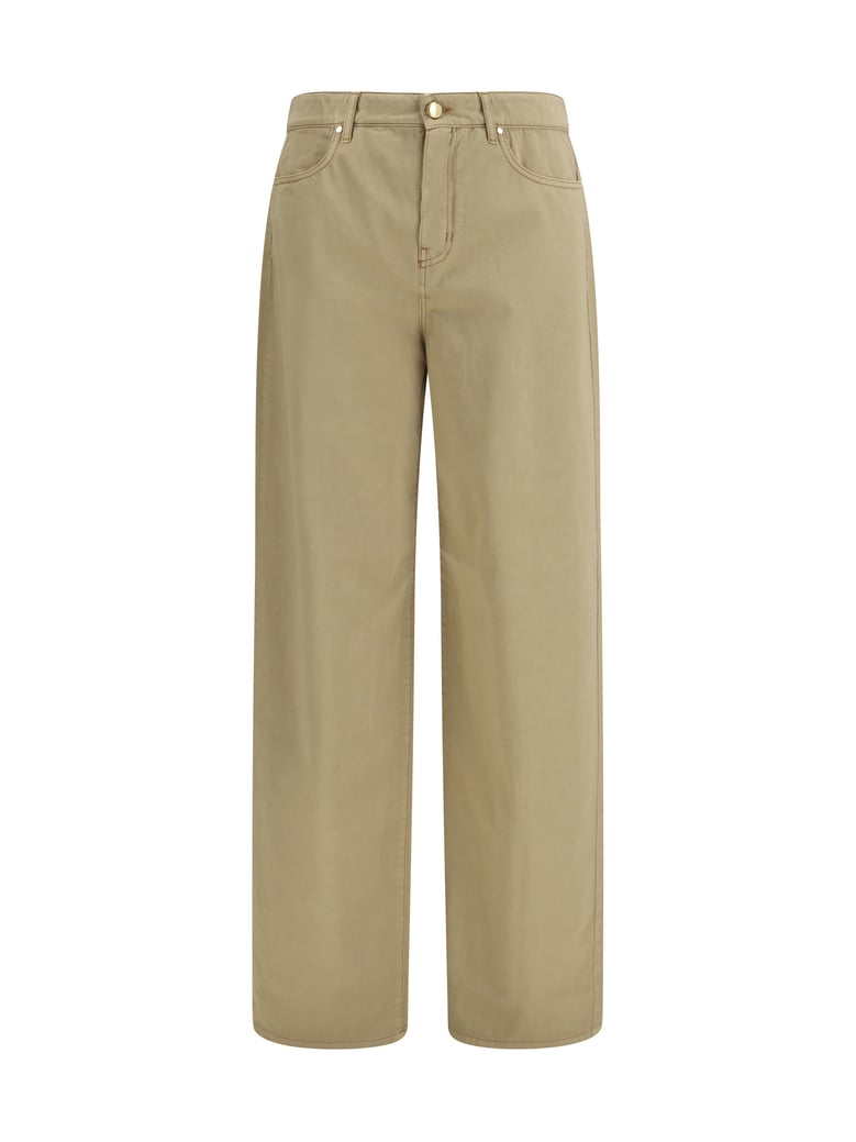 baggy pants in cotton satin by Selfnex